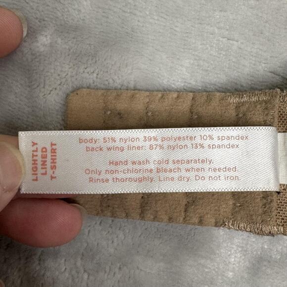 Cacique Bra Womens 34DD Brown Lightly Lined T-Shirt Underwire Adjustable Straps - Picture 5 of 6